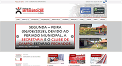 Desktop Screenshot of metalurgicosdematao.org.br